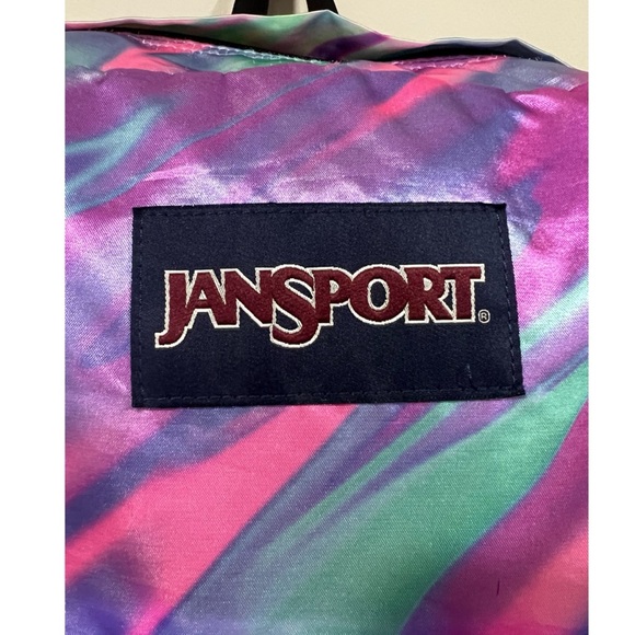 JanSport (High Stakes) Classic Backpack – Iridescent Swirl Print - Picture 4 of 6